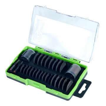 81-piece rotary accessory set, includes 2-piece mandrel for cut off wheel