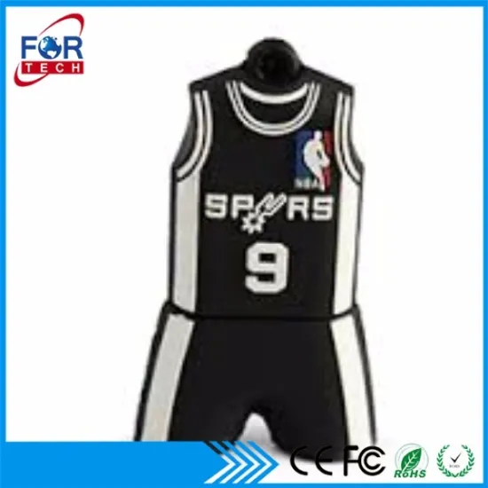 2017 National Basketball Association Custom USB; Sports Clothes Shaped competition season PVC USB