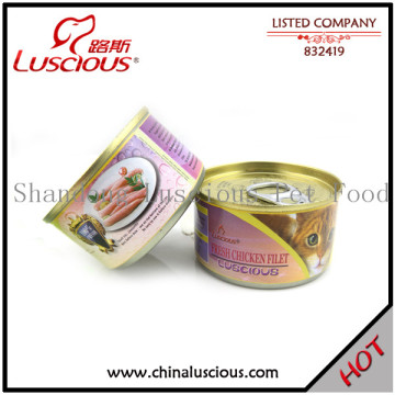 80g Fresh Chicken Filet Canned Cat Food