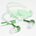 Desain Ritsleting In-Ear Metal Headphone Earphone Kabel