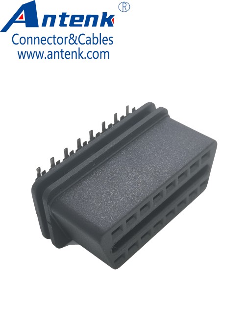 OBD 8p Female Right Angle Forward Direction Connector