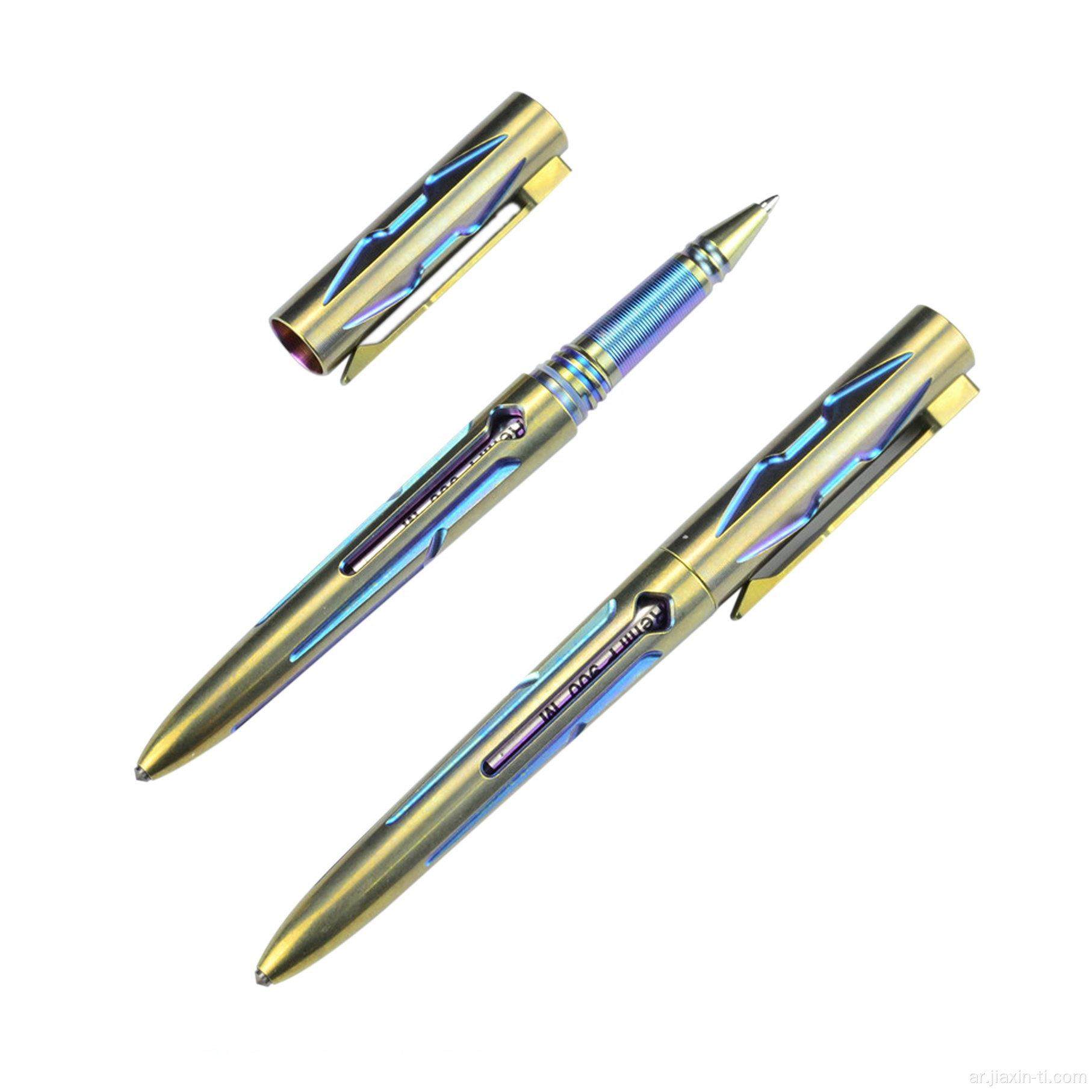 قلم تكتيكي من سبائك التيتانيوم للاستخدام في حالات الطوارئ في الهواء الطلق