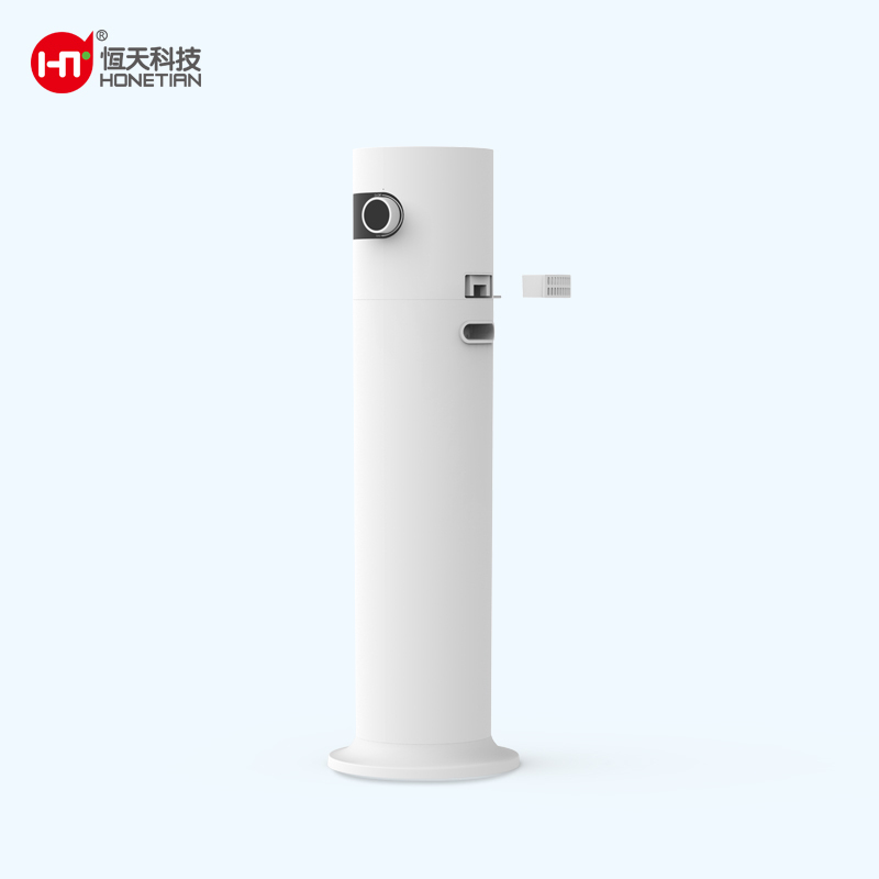 HONETIAN knob control filling water on top 8.5L capacity output indoor plastics custom colors tower humidifiers forlarge room