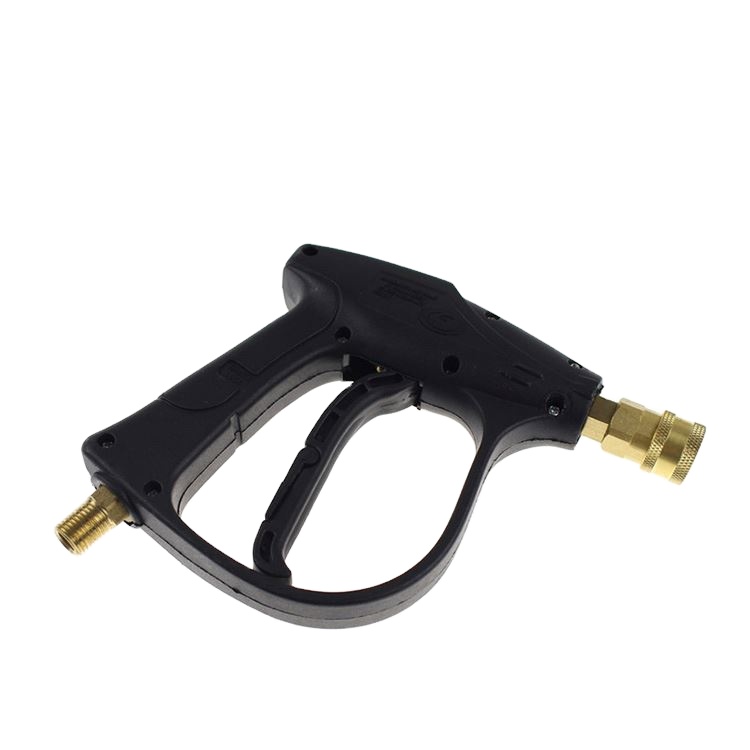 Durable pressure washer gun with adjustable wand