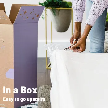 UMIKK Pressure Reduction Latex Matress with Knitted Cover in a Box