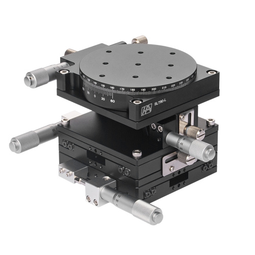 Etapă manuală cu mai multe axe din aliaj de aluminiu de înaltă precizie 90 mm