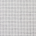 Jacquard in cotone bianco sporco