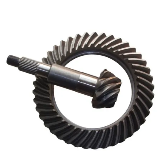 Heavy duty truck crown wheel and pinion, custom crown wheel pinion for tractors spiral bevel gear