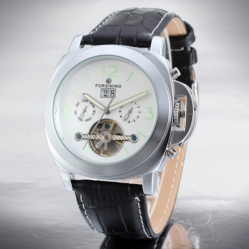 3Atm Leather Strap Automatic Men Luxury Watches
