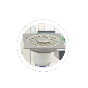 Bathroom Brass Tile Floor Waste Drainer Shower Grate