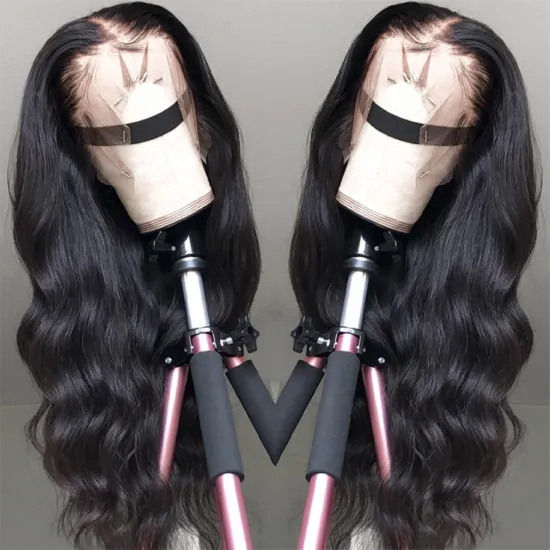 Remy Human Hair Wigs Brazilian hair body wave 13x4 HD transparent Lace Front Wig For Women body wave