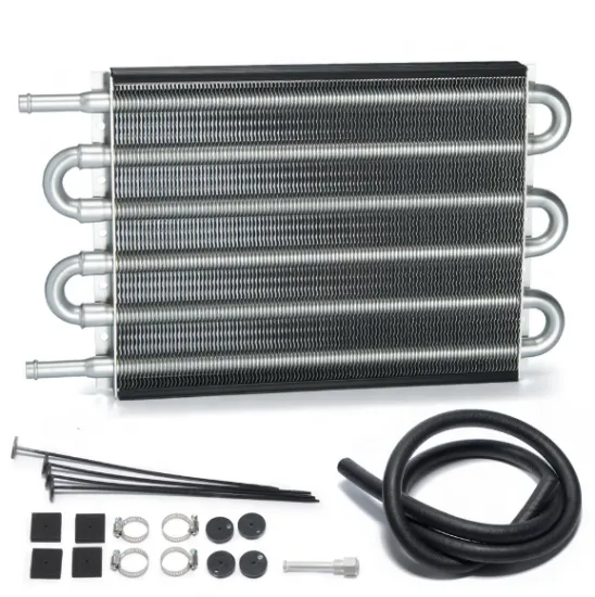NEW 6 Row Aluminum Transmission Oil Cooler Kit