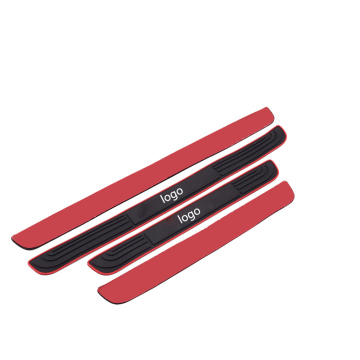 USA Hot Sell Customized Red Rubber Car Door Sill Cover Protector