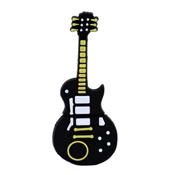 Custom Guitar Shape 2D/3D Cartoon USB Flash Drives - 4GB to 128GB