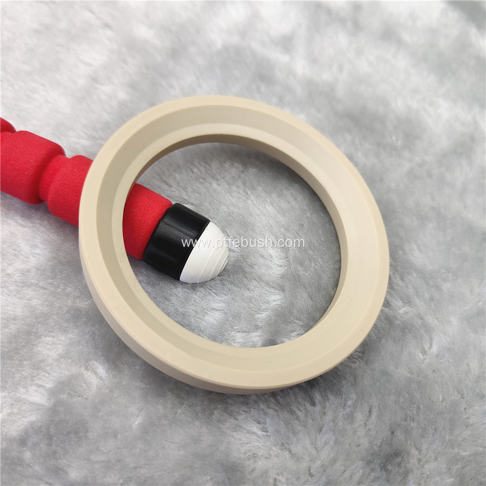 Ekonol or carbon filled PTFE ball valve seat