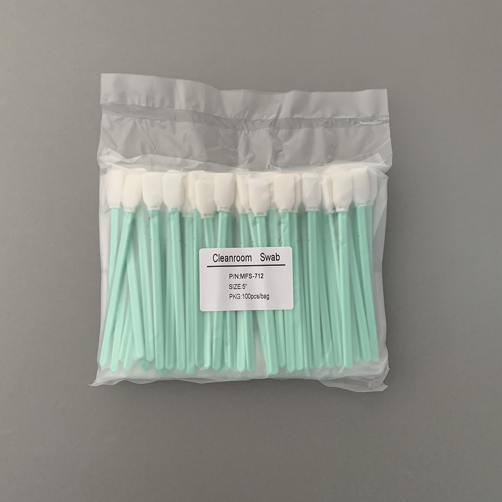 Mfs712 Polyurethane Foam Swab พร้อมด้ามจับโพลีโพรพีลีน คุณภาพสูง Mfs