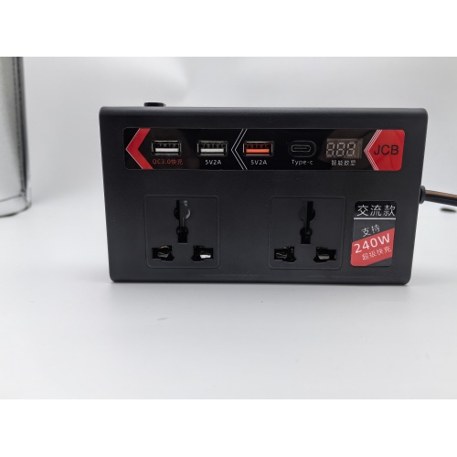 Bulk Car Power Inverter 12V/24V to 220V AC 240W with Multi-Ports & Smart Display