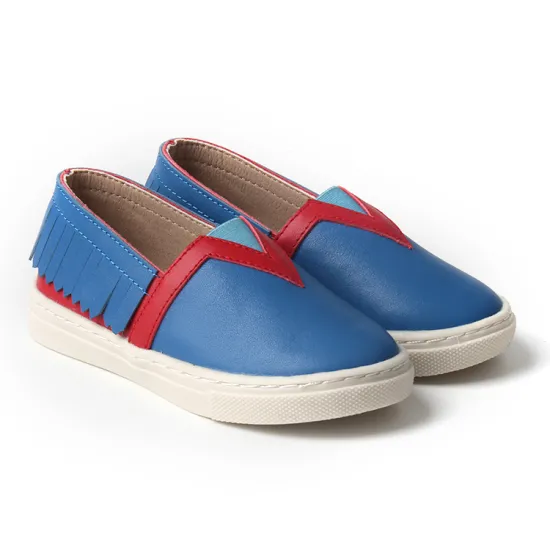 Tassel Leather Boat Shoes for Kids