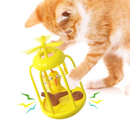 Tumbler Design Bird Cage Spin Cat Toys