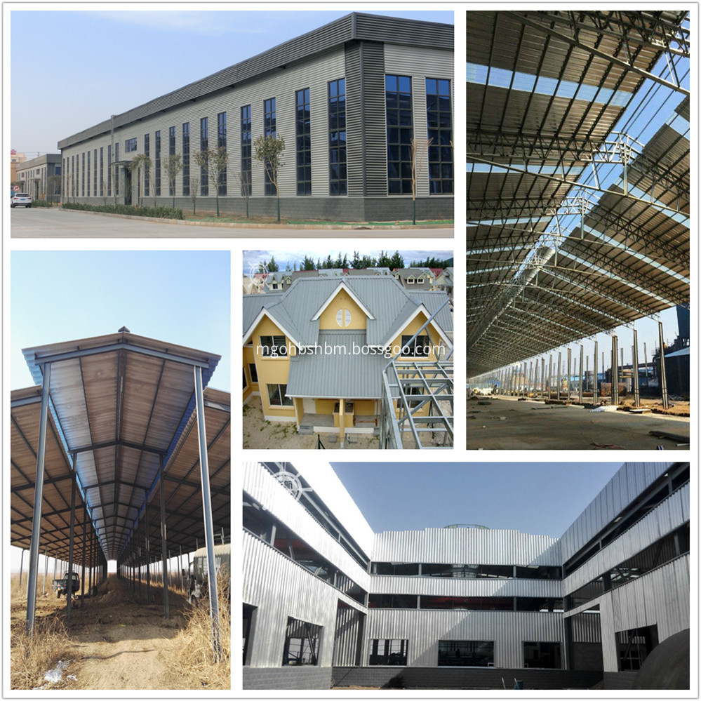 Anti Corrosion Fire-proof Glazed MgO Roof Sheets