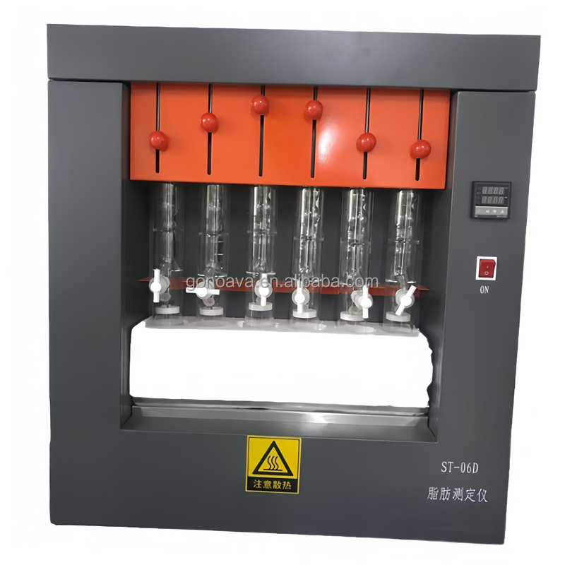 Fat Extractor Machine Soxhlet Fat Extractor: Crude Fat Analyzer For Grain, Oil Seed, And Food ...
