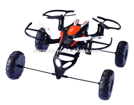 Weccan hot selling plastic battery hobbies rc drone 2.4G triphibious quadocopter different modes manufacturer in china