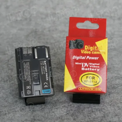 7.4V 1700mAh BP511A Battery BP-511A Battery For Canon BP-508 BP-512 Battery