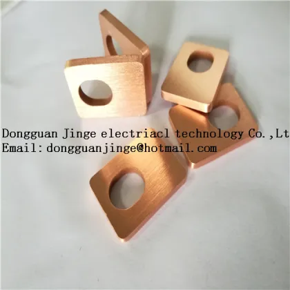 Electronic components copper bar purple