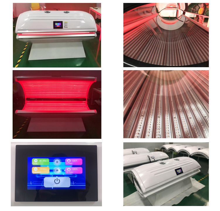 Light healing red light infrared therapy pod bed