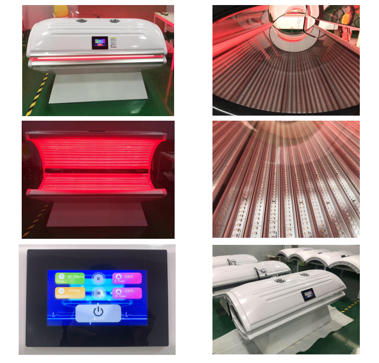 Pbm light therapy biophotomodulation pod beds for humans