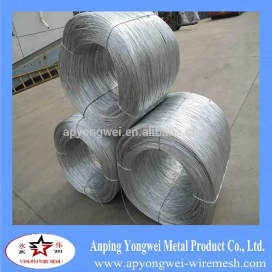 YW-30-50g zinc coating iron wire/50kg to 500kg each roll/hot dip galvanized wire BWG18