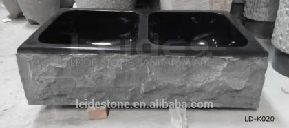 Absolut black chiseled apron front kitchen sink apron sink                        
                                                Quality Choice