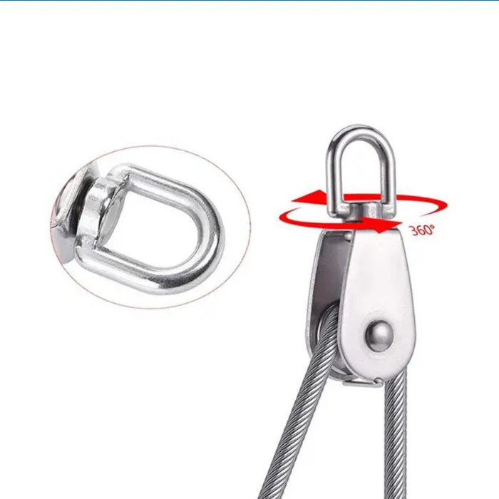 Single Wheel Swivel Lifting Pulley Block