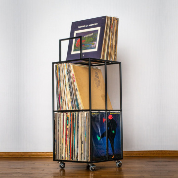 Factory Wholesale 3-Tier LP CD Storage Rack: Organize Your Vinyl Records and Albums