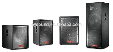 15" Inch carpet Professional Wooden Speaker