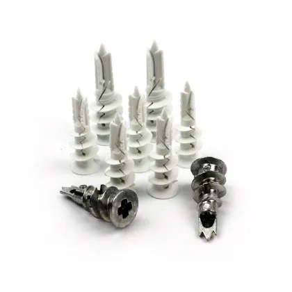 Self-Drilling Drywall Fasteners Nylon Anchors #6-#8 Wall Anchors