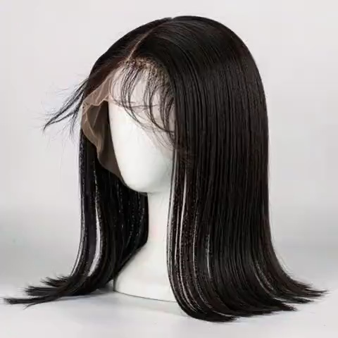 Dark Brown Water Wave Lace Front Wig