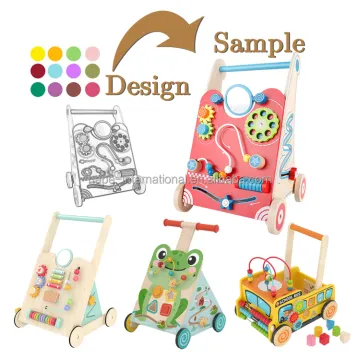 Wooden Learning Activity Walker: A Fun and Educational Toy for Toddlers