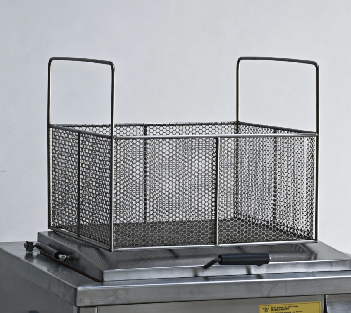 Industrial ultrasonic cleaner basket