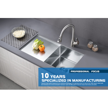 House Kitchen Sink 304 Stainless Steel With Drainboard