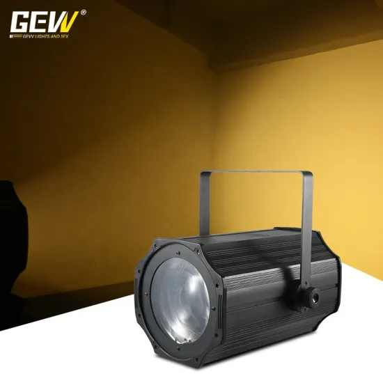 Warm Cool White Auto Zoom LED COB Par Light GEVV 200W for Studio Theater