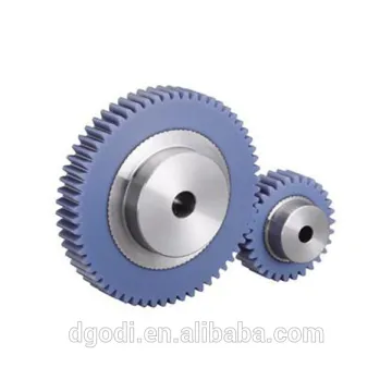 New design various size double plastic nylon delrin spur gear