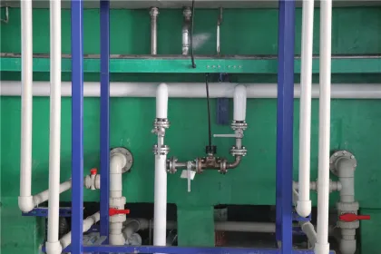Pipe line for filter device