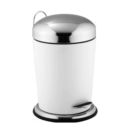 Household Stainless Steel Waste Bin With Pedal