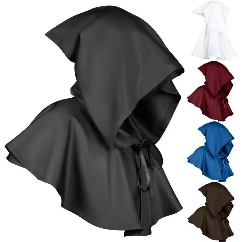 Short Hooded Cloak Cosplay Cape