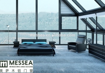 Outdoor Glass sun Room Aluminum frame garden greenhouse / glass greenhouse for sale