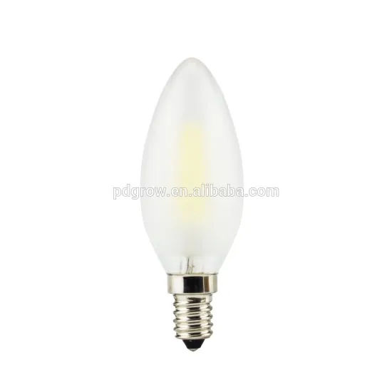 Frosted glass ceiling light cover 2w TDK condensor led filament led night light e26 frosted candle bulb