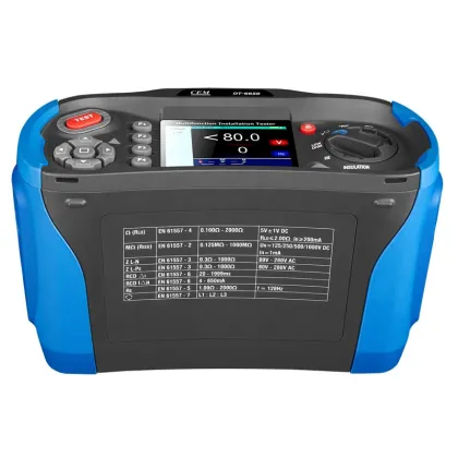 CEM DT-6650 Multifunction Electrical Tester - Ground Resistance Loop Insulation Tester