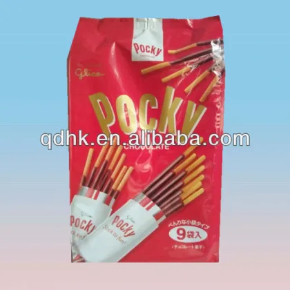 Pocky plastic food bag
