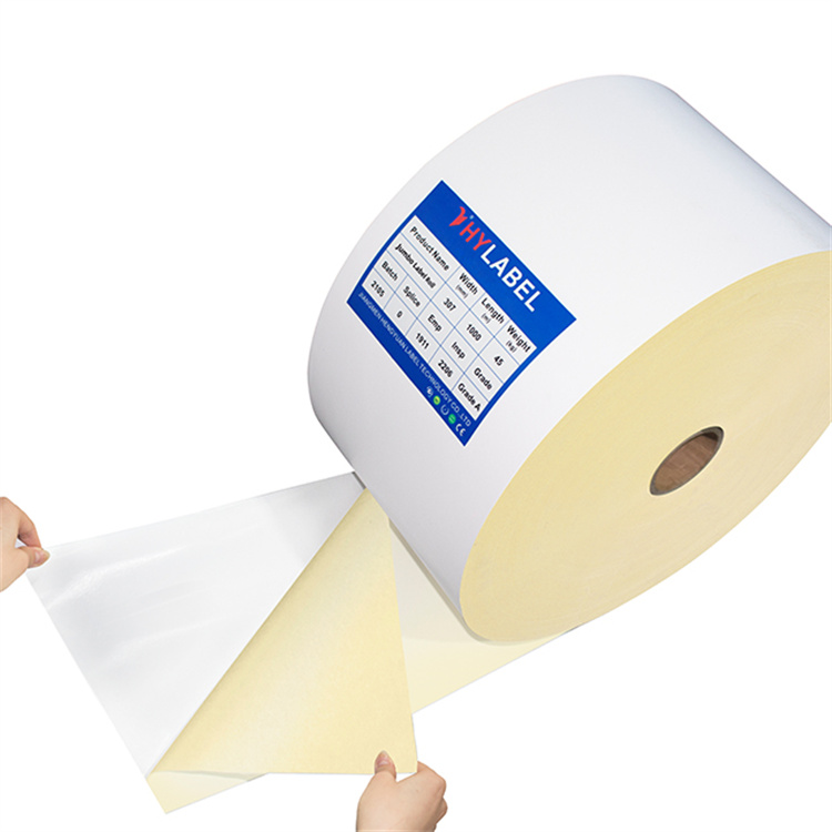 Self Adhesive Semi Glossy Label jumbo roll